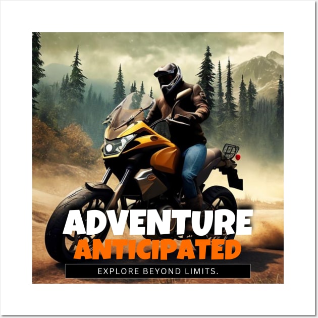 Riders Adventure Anticipated Wall Art by Proway Design